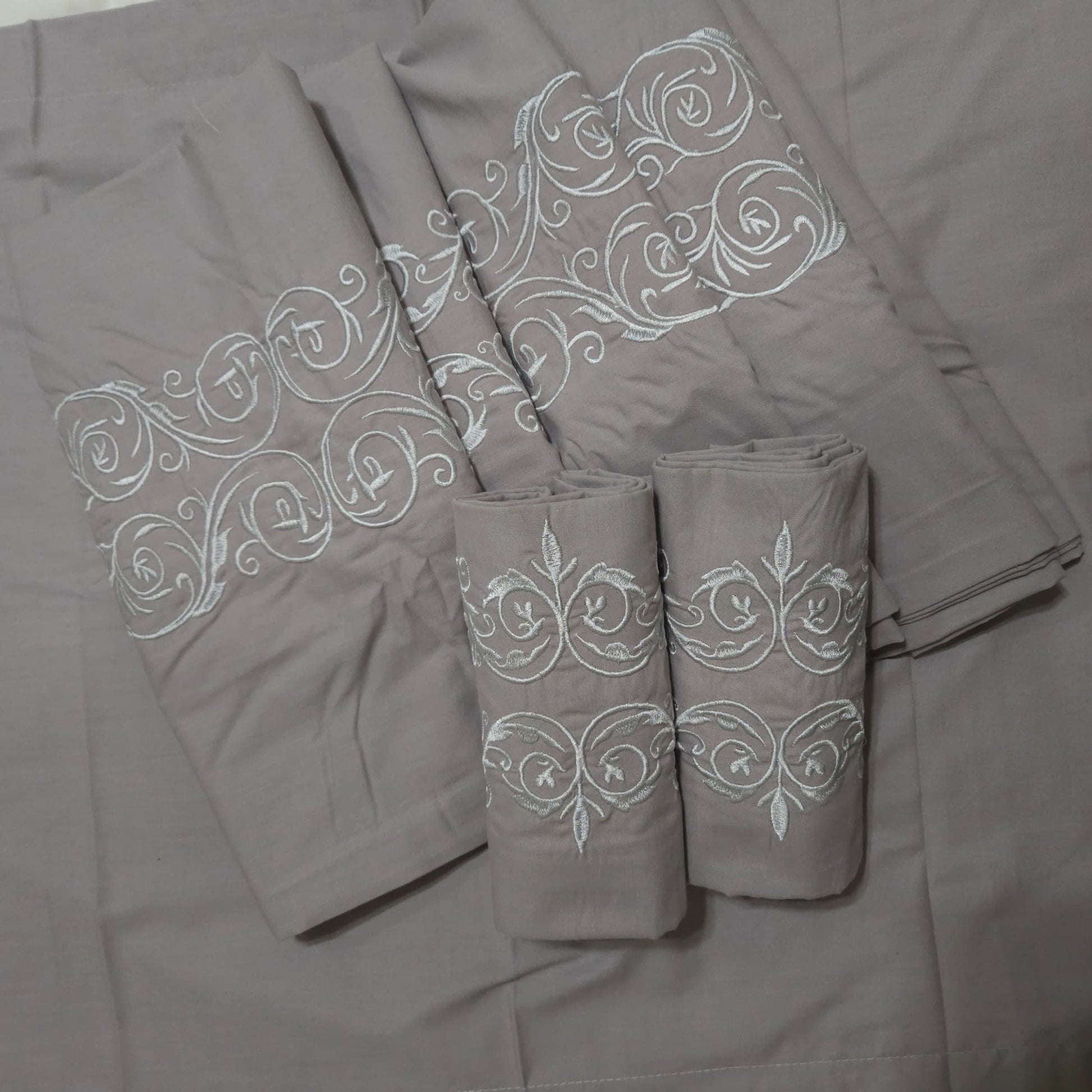 Embroidered Duvet Cover #9
