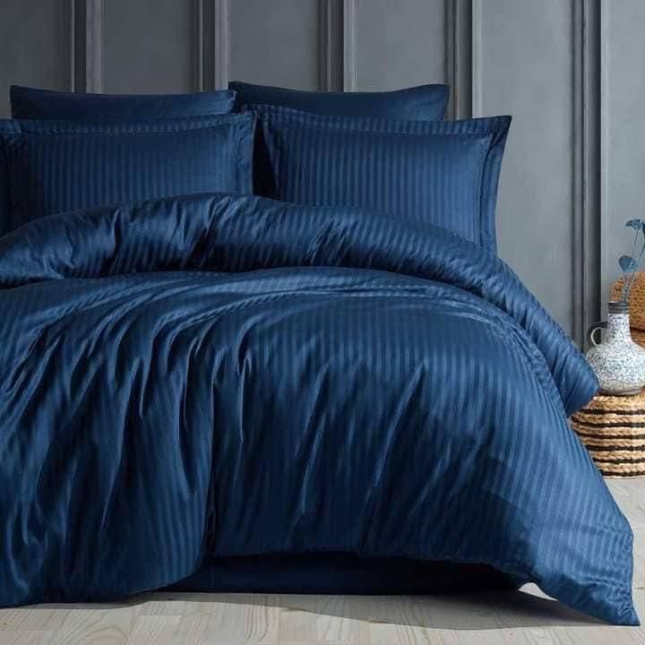 Fitted Stripe - blue