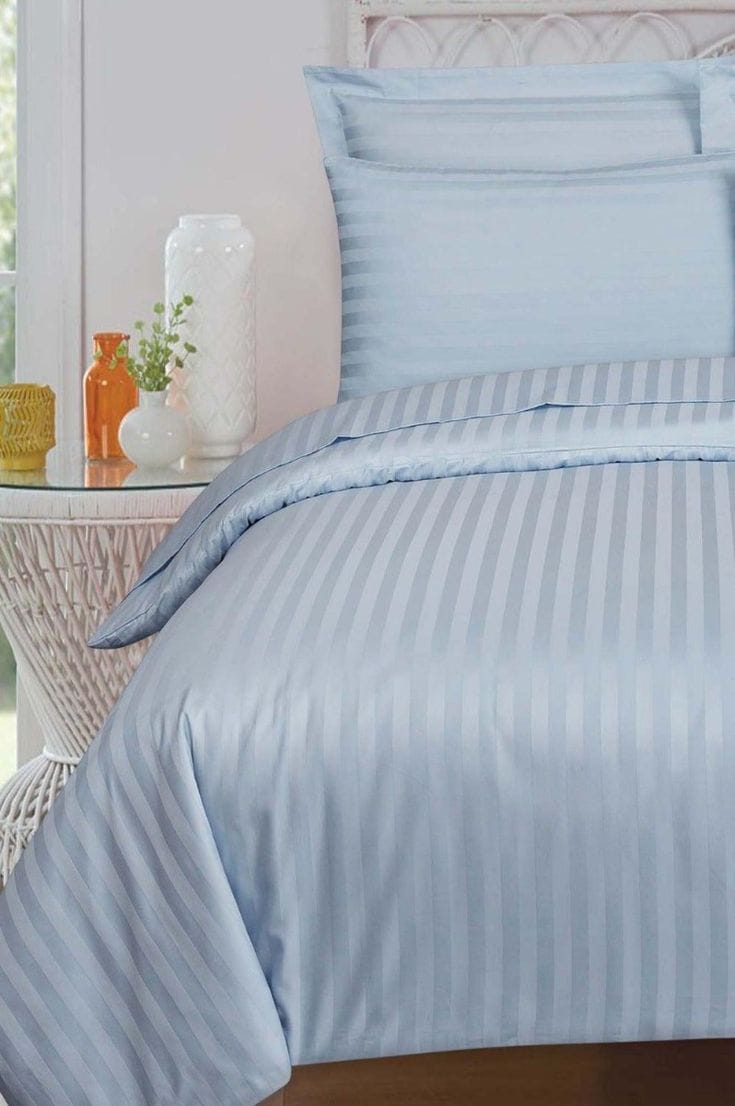 Fitted Stripe - Babyblue