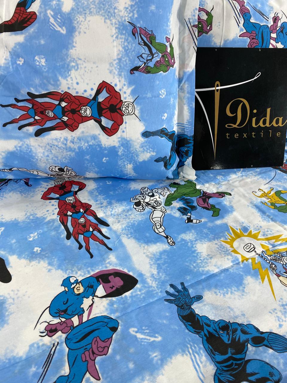 Cartoon Children Microfibre Bedsheet