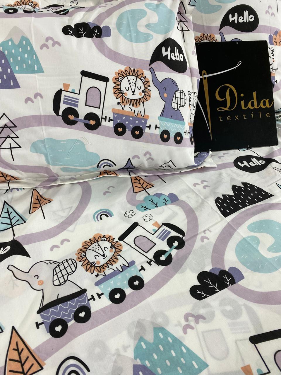 Train Children Microfibre Bedsheet